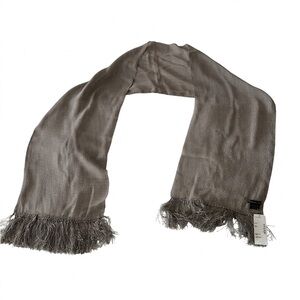 Classiques Entier 100% Silk Fringed Scarf - Nordstrom - New With Tags